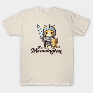 Sir Meowington || Cute Cat Knight T-Shirt